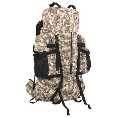 Rucsac de drumeție, camuflaj maro camel, 100 L, țesătură oxford GartenMobel Dekor