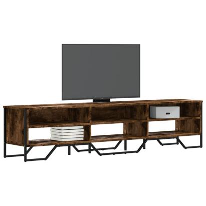 Dulap TV, stejar fumuriu, 180x34x41 cm, lemn prelucrat GartenMobel Dekor
