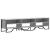 Dulap TV, gri sonoma, 180x34x41 cm, lemn prelucrat GartenMobel Dekor