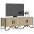 Dulap TV, stejar sonoma, 122x34x41 cm, lemn prelucrat GartenMobel Dekor