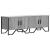 Dulap TV, gri sonoma, 122x34x41 cm, lemn prelucrat GartenMobel Dekor