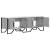 Dulap TV, gri sonoma, 122x34x41 cm, lemn prelucrat GartenMobel Dekor