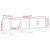 Dulap TV, gri sonoma, 122x34x41 cm, lemn prelucrat GartenMobel Dekor