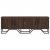 Dulap TV, stejar maro, 122x34x41 cm, lemn prelucrat GartenMobel Dekor