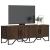 Dulap TV, stejar maro, 122x34x41 cm, lemn prelucrat GartenMobel Dekor