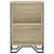 Bibliotecă, stejar sonoma, 50x31x74,5 cm, lemn prelucrat GartenMobel Dekor