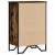 Bibliotecă, stejar fumuriu, 50x31x74,5 cm, lemn prelucrat GartenMobel Dekor