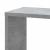 Raft colțar perete gri beton 45x45x147 cm lemn prelucrat GartenMobel Dekor