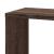 Raft colțar perete stejar maro 45x45x147 cm lemn prelucrat GartenMobel Dekor