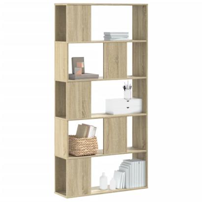 Bibliotecă cu 5 niveluri stejar sonoma 80,5x23,5x162,5 cm lemn GartenMobel Dekor
