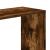 Bibliotecă cu 5 niveluri stejar fumuriu 80,5x23,5x162,5 cm lemn GartenMobel Dekor