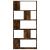 Bibliotecă cu 5 niveluri stejar fumuriu 80,5x23,5x162,5 cm lemn GartenMobel Dekor