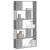 Bibliotecă cu 5 niveluri gri sonoma 80,5x23,5x162,5 cm lemn GartenMobel Dekor