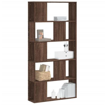 Bibliotecă 5 niveluri stejar maro 80,5x23,5x162,5 cm lemn GartenMobel Dekor
