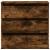 Dulap colț cu sertare stejar fumuriu 60x41x58 cm lemn prelucrat GartenMobel Dekor