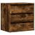 Dulap colț cu sertare stejar fumuriu 60x41x58 cm lemn prelucrat GartenMobel Dekor