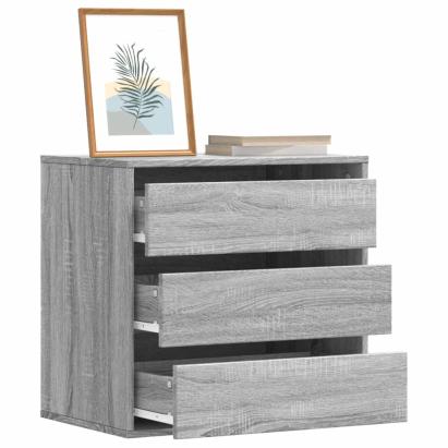 Dulap colț cu sertare sonoma gri 60x41x58 cm lemn prelucrat GartenMobel Dekor