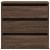 Dulap colț cu sertare stejar maro 60x41x58 cm lemn prelucrat GartenMobel Dekor