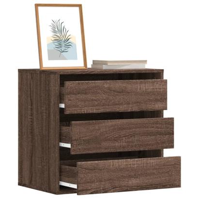 Dulap colț cu sertare stejar maro 60x41x58 cm lemn prelucrat GartenMobel Dekor