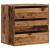Dulap colț cu sertare lemn vechi 60x41x58 cm lemn prelucrat GartenMobel Dekor