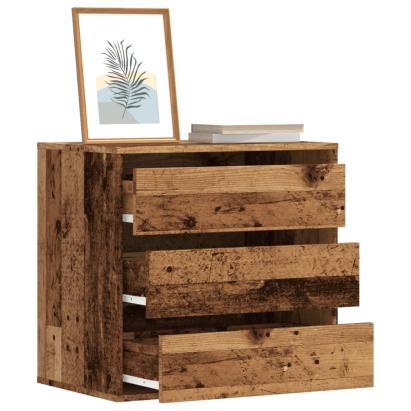 Dulap colț cu sertare lemn vechi 60x41x58 cm lemn prelucrat GartenMobel Dekor