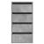 Dulap colț cu sertare gri beton 40x41x76 cm lemn prelucrat GartenMobel Dekor