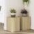 Suporturi de plante, 2 buc., stejar sonoma, 25x25x35 cm GartenMobel Dekor