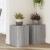 Suporturi de plante 2 buc. gri sonoma 25x25x35cm lemn prelucrat GartenMobel Dekor
