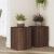 Suporturi de plante 2 buc. stejar maro 25x25x35cm lemn compozit GartenMobel Dekor