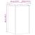 Suport de plante 2buc. stejar maro 30x30x50cm lemn prelucrat GartenMobel Dekor