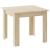 Set masa pentru sufragerie/living + 4 scaune Mark negru, Artool, lemn, stejar sonoma, 80x80x75 cm GartenVIP DiyLine