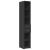 Dulap depozitare slim negru 30x42,5x225 cm lemn prelucrat GartenMobel Dekor