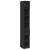 Dulap depozitare slim negru 30x42,5x225 cm lemn prelucrat GartenMobel Dekor