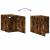 Dulap de depozitare slim, stejar fumuriu, 30x42,5x225 cm, lemn GartenMobel Dekor