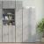 Dulap depozitare slim gri beton 40x42,5x225 cm lemn prelucrat GartenMobel Dekor