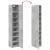 Dulap depozitare slim gri beton 40x42,5x225 cm lemn prelucrat GartenMobel Dekor