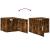 Dulap de depozitare slim, stejar fumuriu, 45x42,5x225 cm, lemn GartenMobel Dekor