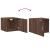 Dulap depozitare slim stejar maro 45x42,5x225 cm lemn prelucrat GartenMobel Dekor