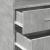 Dulap depozitare slim gri beton 50x42,5x225 cm lemn prelucrat GartenMobel Dekor
