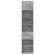Dulap depozitare slim gri beton 50x42,5x225 cm lemn prelucrat GartenMobel Dekor