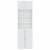 Dulap de depozitare, alb, 70x42,5x225 cm, lemn prelucrat GartenMobel Dekor