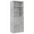 Dulap de depozitare, gri beton, 70x42,5x225 cm, lemn prelucrat GartenMobel Dekor