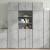Dulap de depozitare, gri beton, 70x42,5x225 cm, lemn prelucrat GartenMobel Dekor