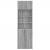 Dulap de depozitare, sonoma gri, 70x42,5x225, lemn prelucrat GartenMobel Dekor