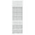 Dulap de depozitare, alb, 70x42,5x225 cm, lemn prelucrat GartenMobel Dekor