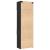 Dulap de depozitare, negru, 70x42,5x225 cm, lemn prelucrat GartenMobel Dekor