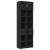 Dulap de depozitare, negru, 70x42,5x225 cm, lemn prelucrat GartenMobel Dekor
