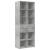 Dulap de depozitare, gri beton, 70x42,5x225 cm, lemn prelucrat GartenMobel Dekor