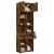 Dulap depozitare stejar fumuriu 70x42,5x225 cm lemn prelucrat GartenMobel Dekor