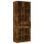 Dulap depozitare stejar fumuriu 70x42,5x225 cm lemn prelucrat GartenMobel Dekor